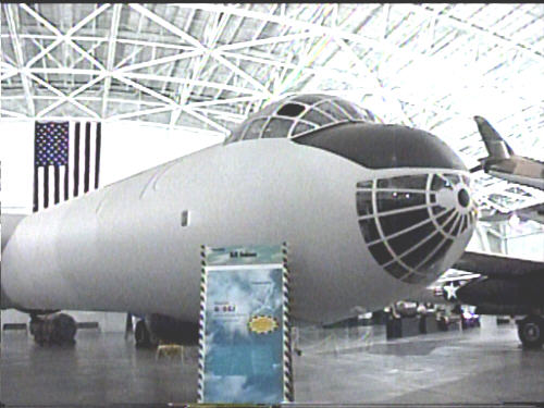 B-36 bomber.  One of several bombers on display, but by far the largest